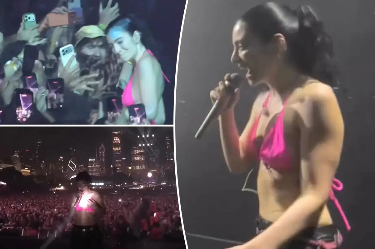 Lorde interrompe show no Lollapalooza de Chicago após fãs passarem mal no calor