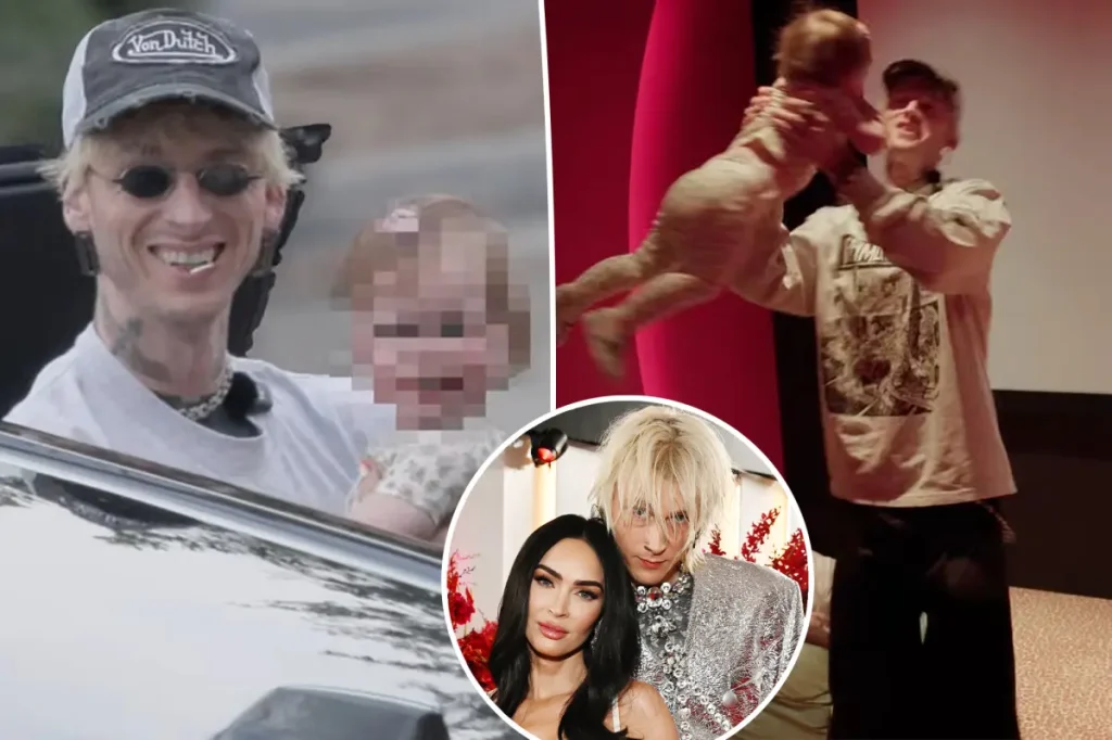 Filha de MGK e Megan Fox, Saga, aparece em raro vídeo do artista; relação do casal segue conturbada