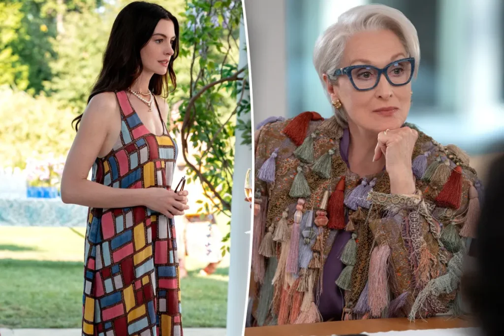 Vestido manchado de Anne Hathaway em O Diabo Veste Prada 2 vai a leilão
