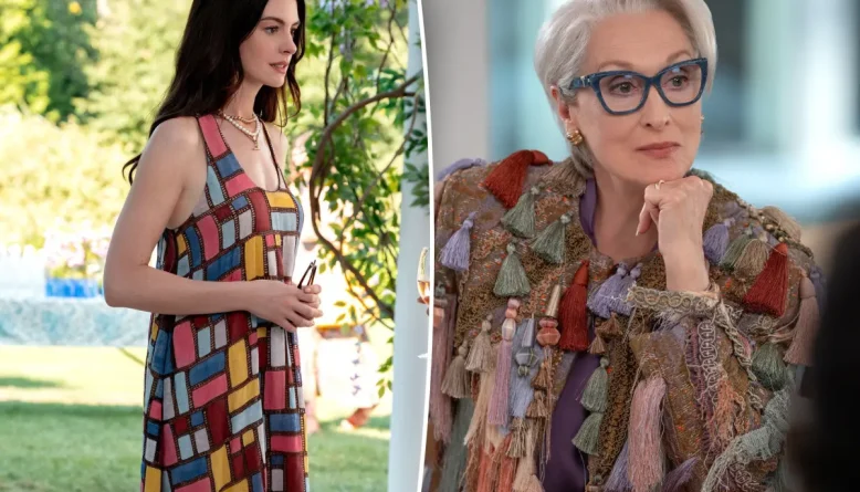 Vestido manchado de Anne Hathaway em O Diabo Veste Prada 2 vai a leilão