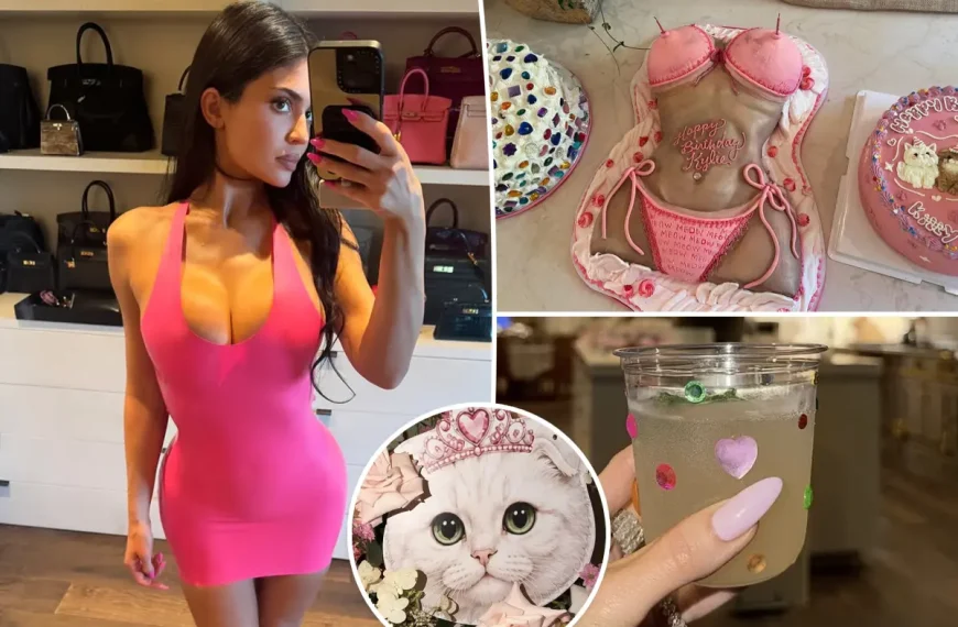 Kylie Jenner celebra 29 anos com festa temática de gatos em Los Angeles; Timothée Chalamet não aparece