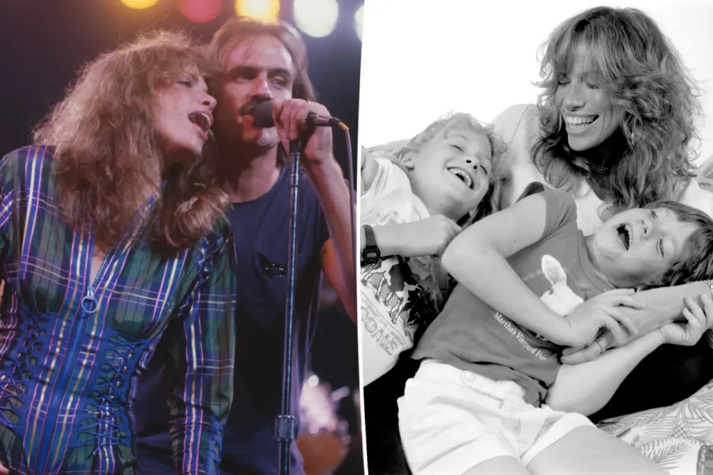 Carly Simon canta sobre impacto do divórcio de James Taylor nos filhos em nova música