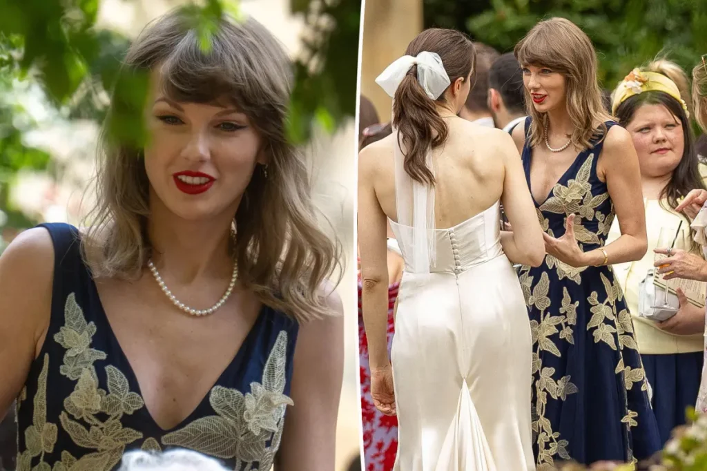 Taylor Swift marca presença em casamento de engenheiros de gravação no Reino Unido