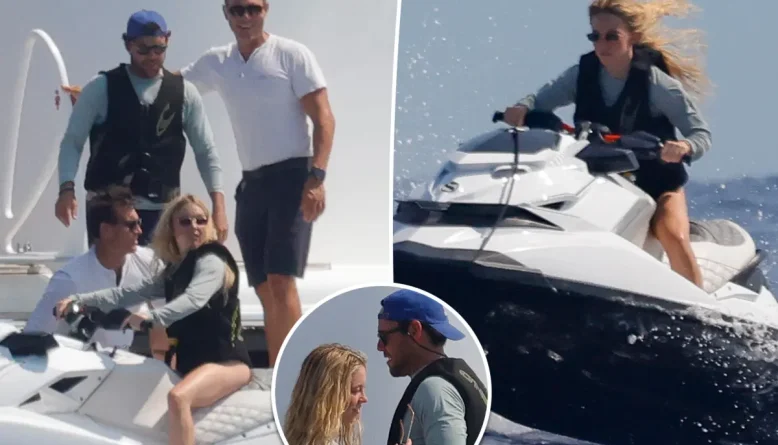 Sydney Sweeney e Scooter Braun são flagrados em iate de bilionário em Mallorca