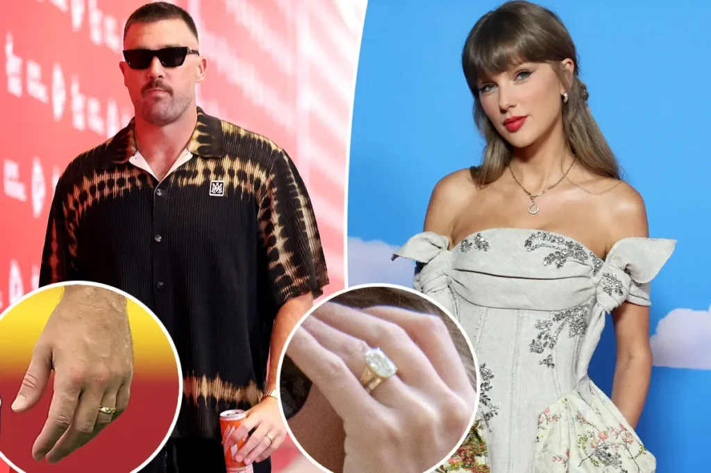 Anéis de casamento de Taylor Swift e Travis Kelce carregam simbolismo e design integrado, dizem joalheiros