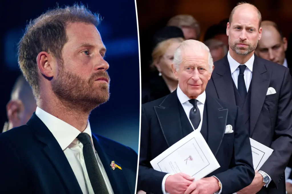 Harry dizia que William e Charles estavam presos na monarquia; agora ele retorna ao Reino Unido