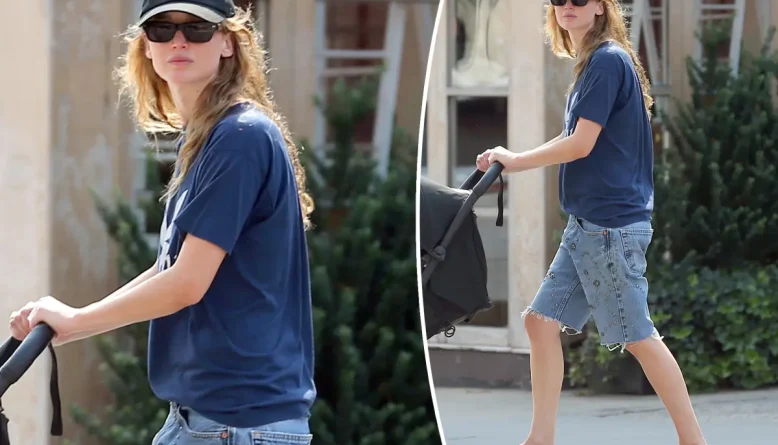 Jennifer Lawrence aposta em chinelos de US$ 40 vistos em Jennifer Aniston e Katie Holmes