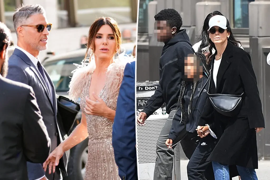 Sandra Bullock fala sobre as conversas difíceis com os filhos após diagnóstico de ELA do companheiro Bryan Randall