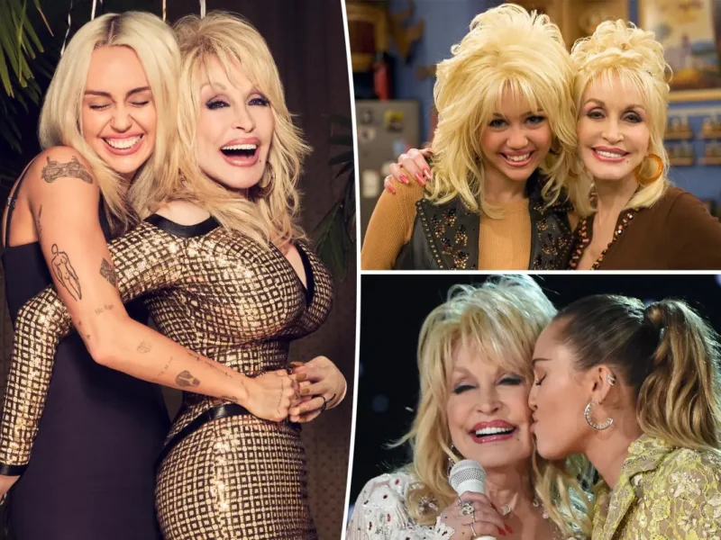 Laços de família e amizade: a relação de Miley Cyrus com Dolly Parton