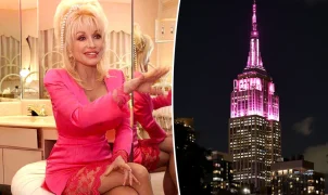Empire State Building brilha em rosa em homenagem a Dolly Parton após morte da cantora