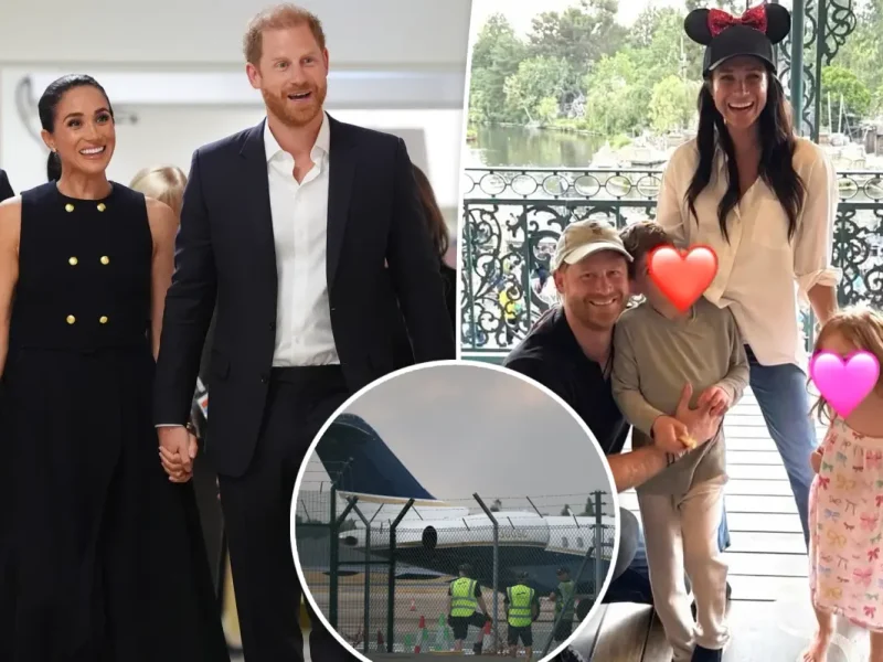 Custo do jatinho particular de Meghan Markle e príncipe Harry para viagem ao Reino Unido é revelado