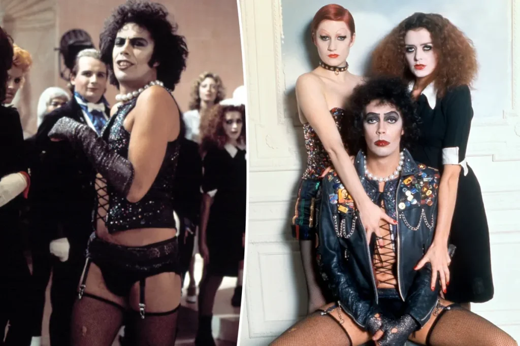 Os bastidores do figurino de Tim Curry em The Rocky Horror Picture Show