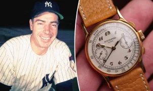 Relógio de Joe DiMaggio avaliado em US$ 1,2 milhão vai a leilão
