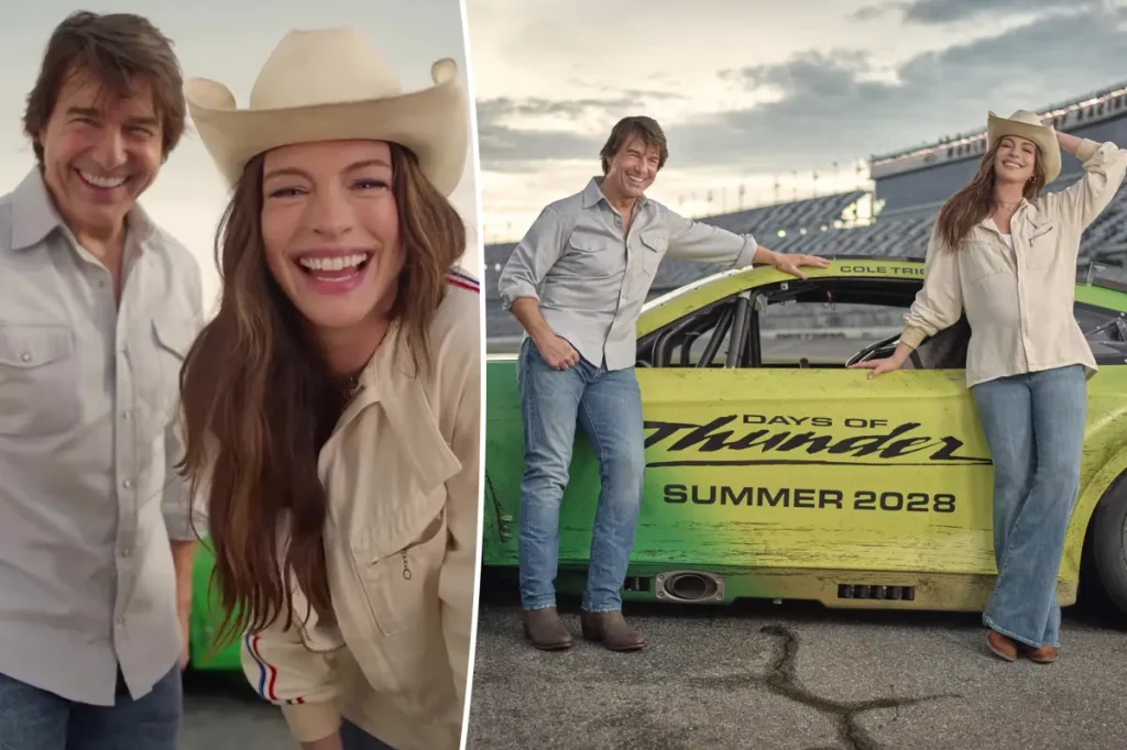 Anne Hathaway entra para a sequência de Days of Thunder ao lado de Tom Cruise; data de estreia é revelada