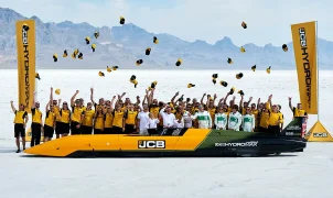 JCB Hydromax's shatters world record with ‘extraordinary’ speeds topping 400 mph