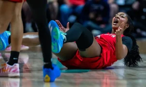 Angel Reese smacked in the face by Sun's Aaliyah Edwards, has poor shooting night in Dream win