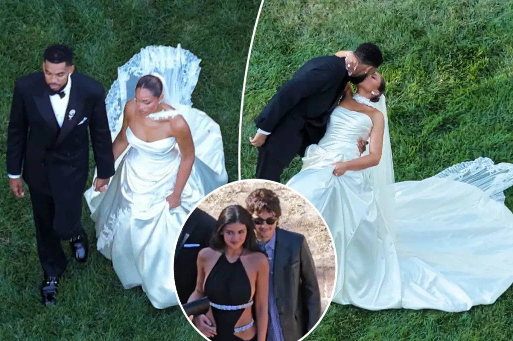 Casamento de Jordyn Woods e Karl-Anthony Towns reúne famosos em Malibu; veja destaques da moda