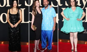 Adam Sandler prestigia estreia de filme da Netflix com a família em Nova York