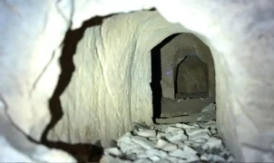 Ancient burial cave is unearthed in Jerusalem during police operation