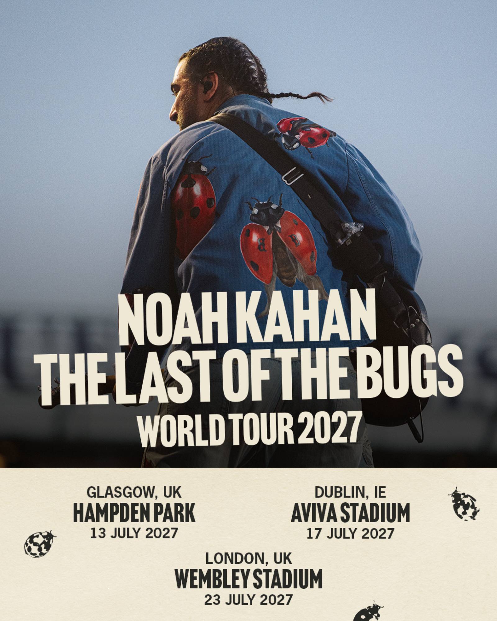 Noah Kahan anuncia shows em estádios no Reino Unido e na Irlanda para 2027, incluindo Wembley