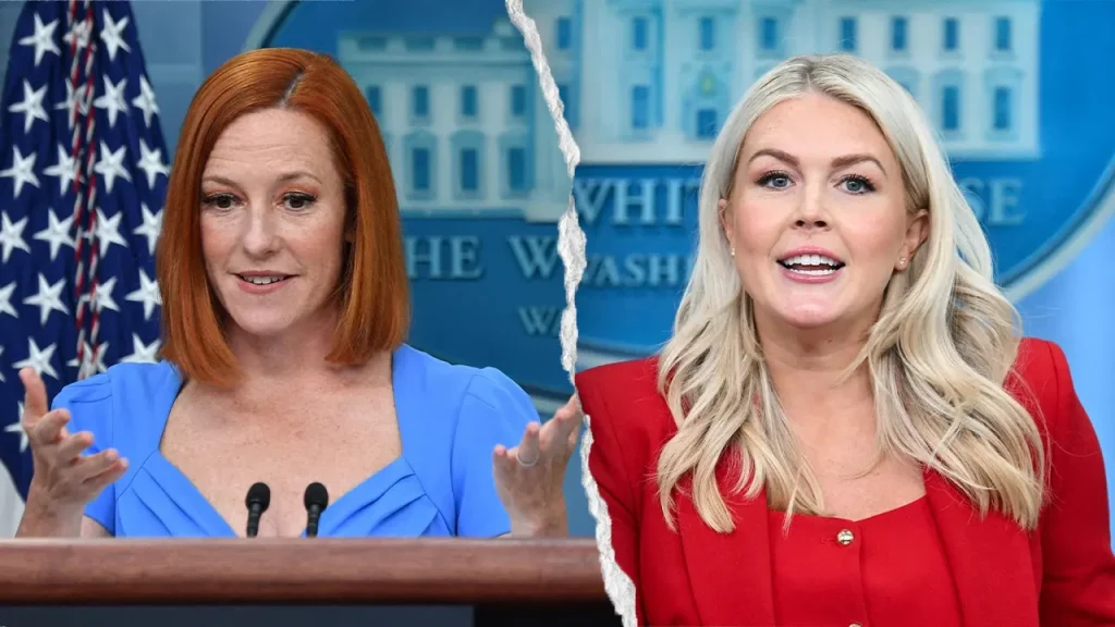 Psaki critica gestão de Leavitt na sala de imprensa e diz que porta-voz evitava perguntas difíceis
