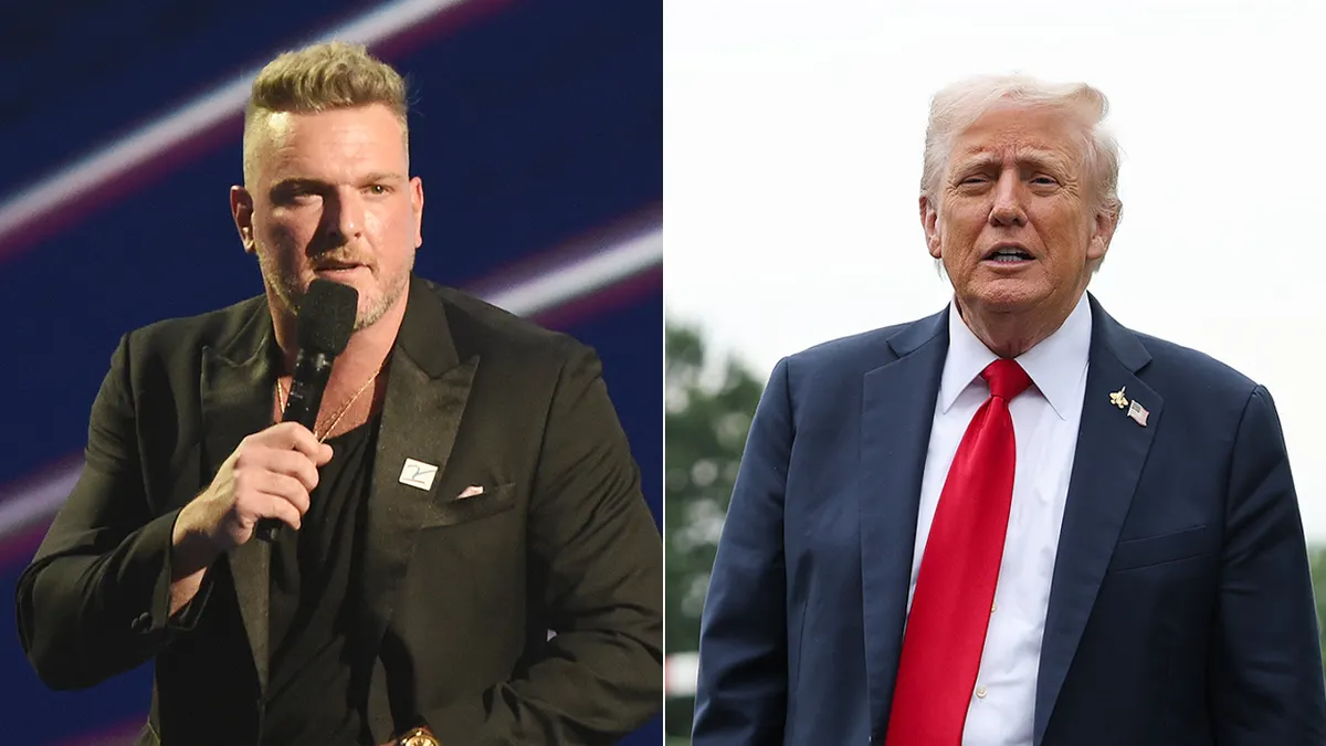 Pat McAfee and Donald Trump