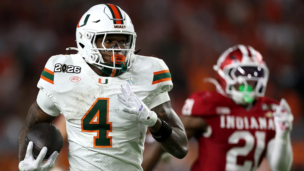Mark Fletcher Jr runs for a TD