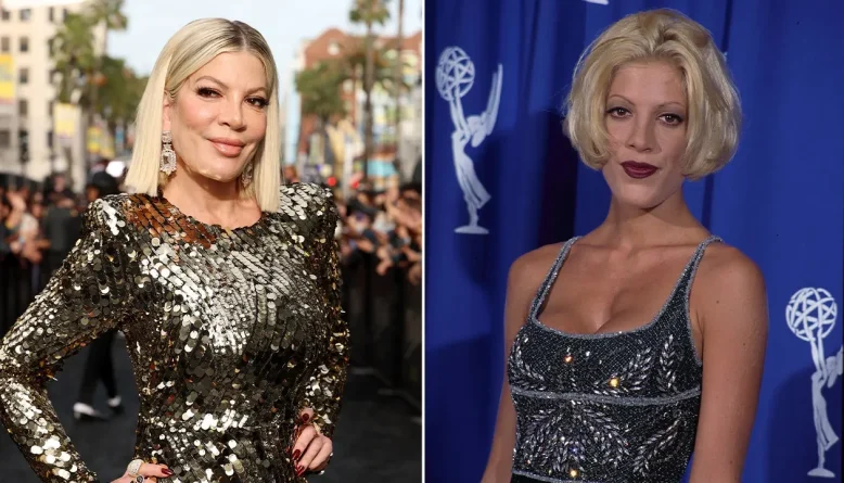 Tori Spelling steps away from the '90210MG' rewatch podcast with Jennie Garth