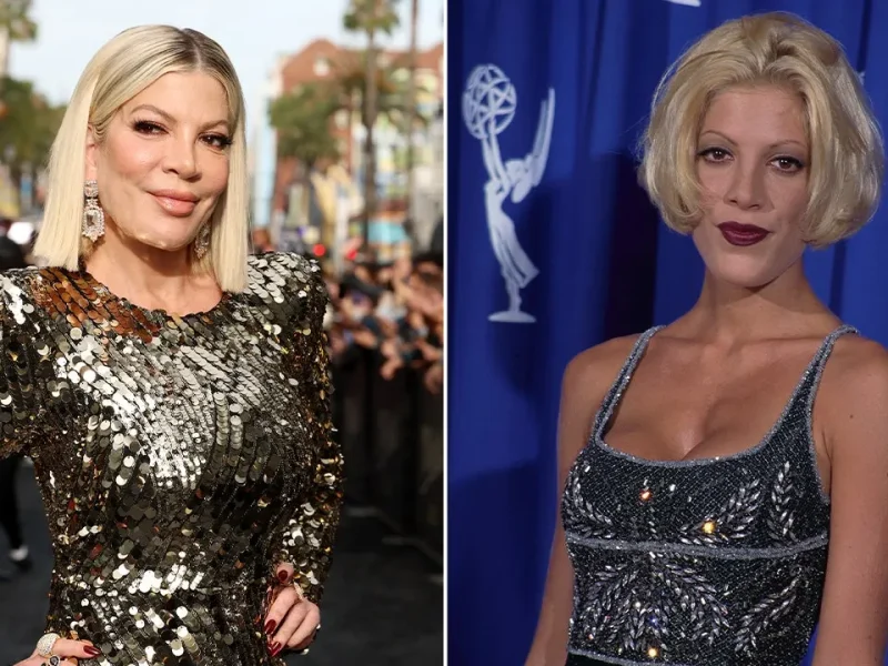 Tori Spelling steps away from the '90210MG' rewatch podcast with Jennie Garth