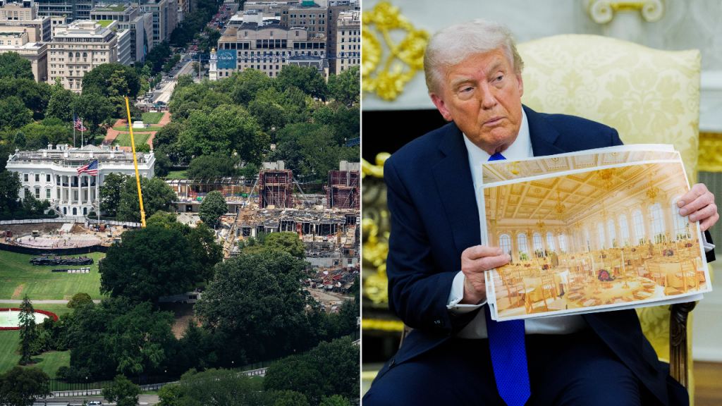 Trump anuncia recurso à Suprema Corte após suspensão de obras do salão de bailes da Casa Branca