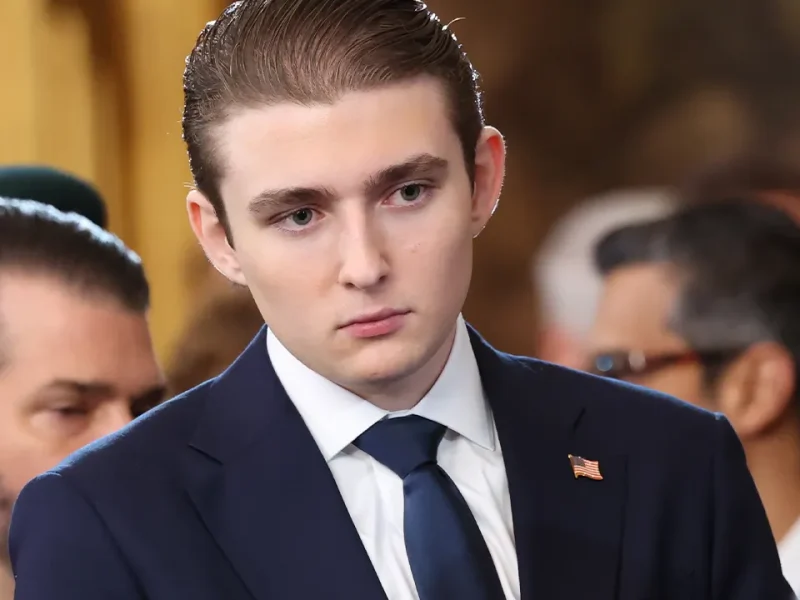 Barron Trump threatened in Iranian state media video with $10M reward