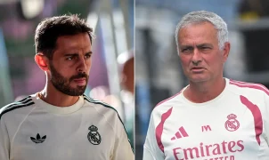 Mourinho cobra condicionamento físico de Bernardo Silva após estreia discreta em amistoso do Real Madrid