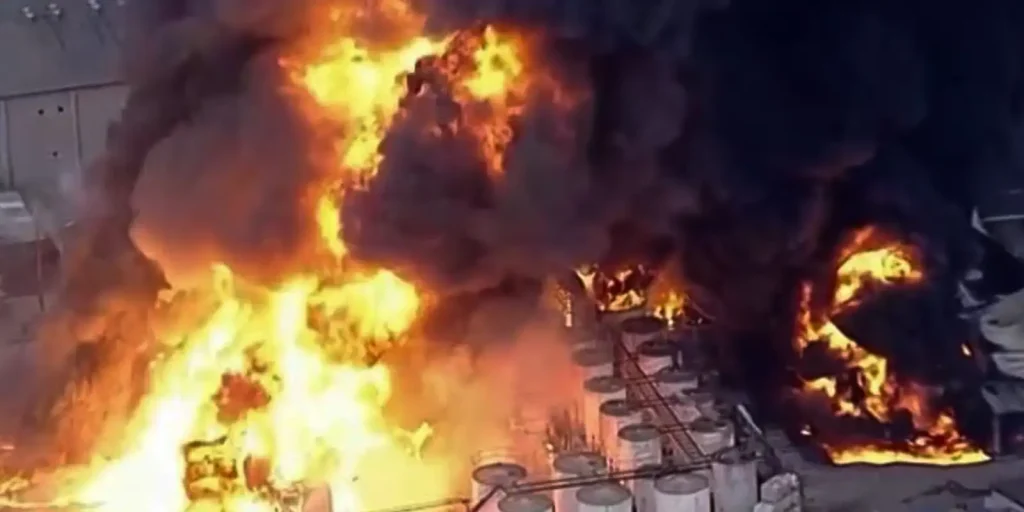 Incêndio de grandes proporções em fábrica de produtos químicos é controlado após 33 horas em Itaquaquecetuba
