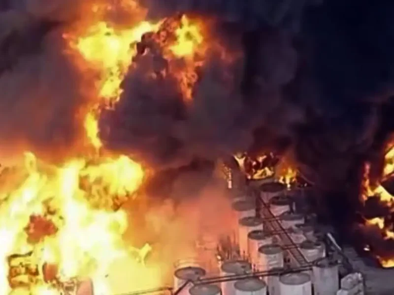 Incêndio de grandes proporções em fábrica de produtos químicos é controlado após 33 horas em Itaquaquecetuba