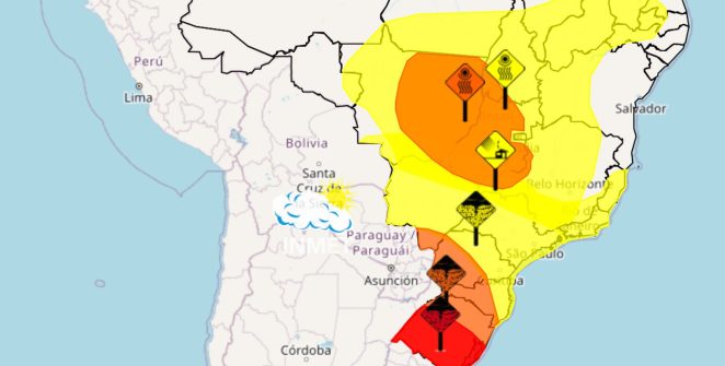 Inmet emite seis alertas de seca, tempestade e vendaval para 17 estados e o DF