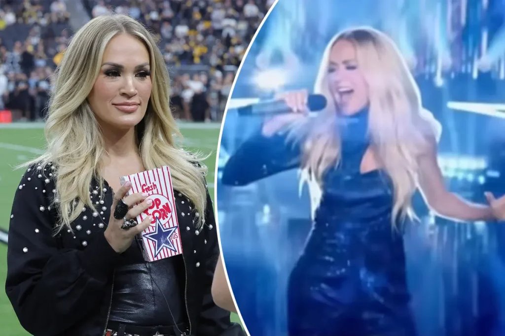 Carrie Underwood volta ao Sunday Night Football pela 14ª temporada seguida e divide opiniões nas redes
