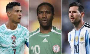 Jay-Jay Okocha elege Messi sobre Cristiano Ronaldo e explica: Messi é uma arte