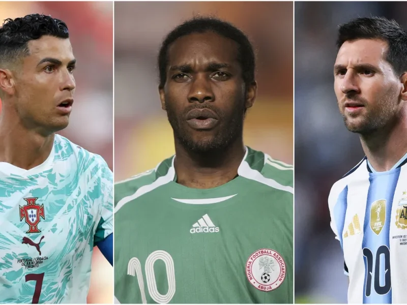 Jay-Jay Okocha elege Messi sobre Cristiano Ronaldo e explica: Messi é uma arte