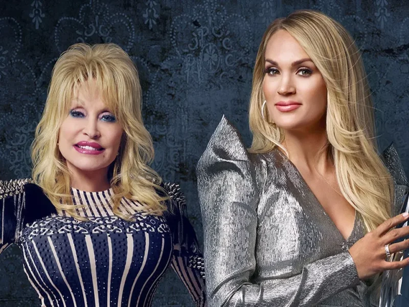 Carrie Underwood gives emotional tribute to Dolly Parton at concert
