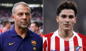 Flick reforça postura do Barcelona e mantém pressão por Julián Álvarez