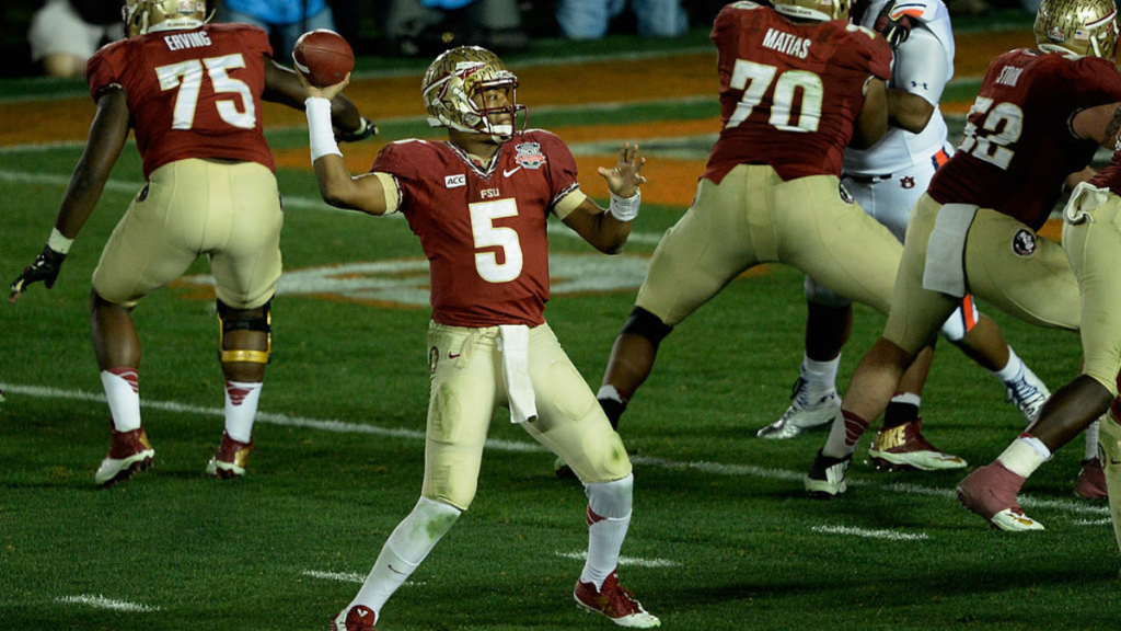 Five college football teams ranked outside the preseason top-10 that went on to win it all