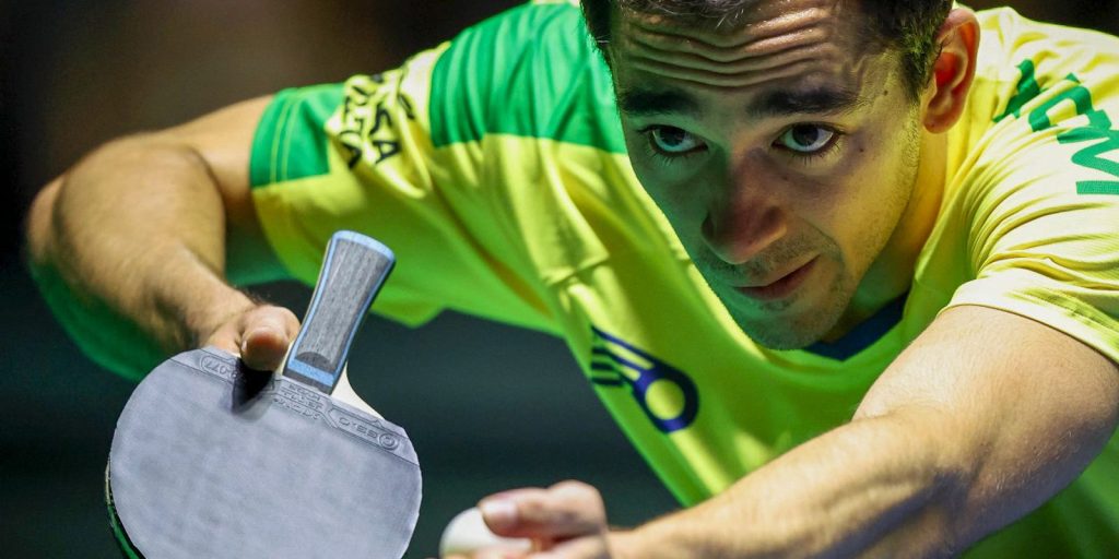 Calderano supera dinamarquês e reencontra Félix Lebrun nas quartas do Europe Smash