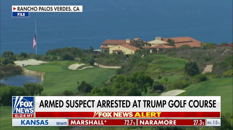 Armed suspect arrested at California Trump golf course