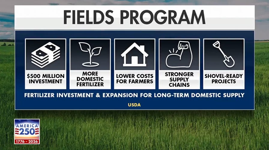 Trump administration unveils $500M domestic fertilizer push to protect US farmers