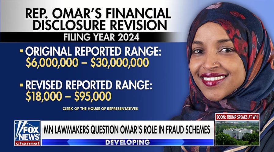 Rep Ilhan Omar scrutinized over financials, Minnesota fraud allegations