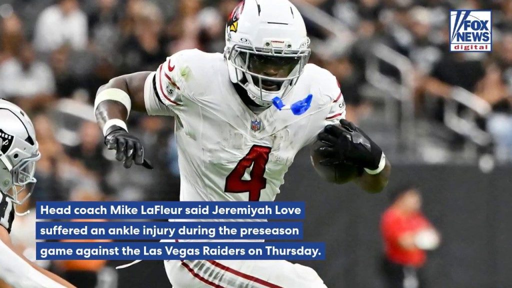 Cardinals’ Jeremiyah Love to miss at least at week after preseason injury