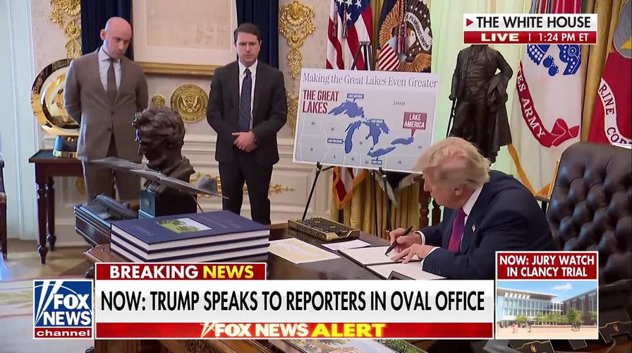 Trump signs order renaming Lake Ontario to Lake America