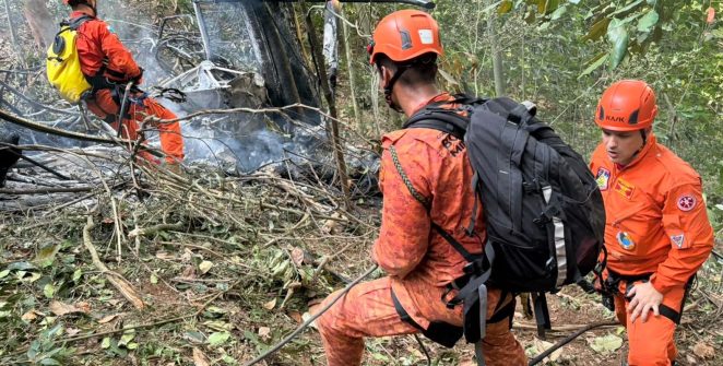 Queda de helicóptero na Vista Chinesa deixa quatro mortos no Rio