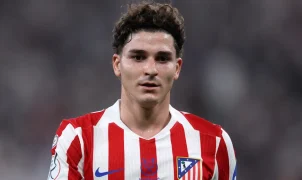 Julian Alvarez fica no banco do Atlético de Madrid contra o Athletic Bilbao