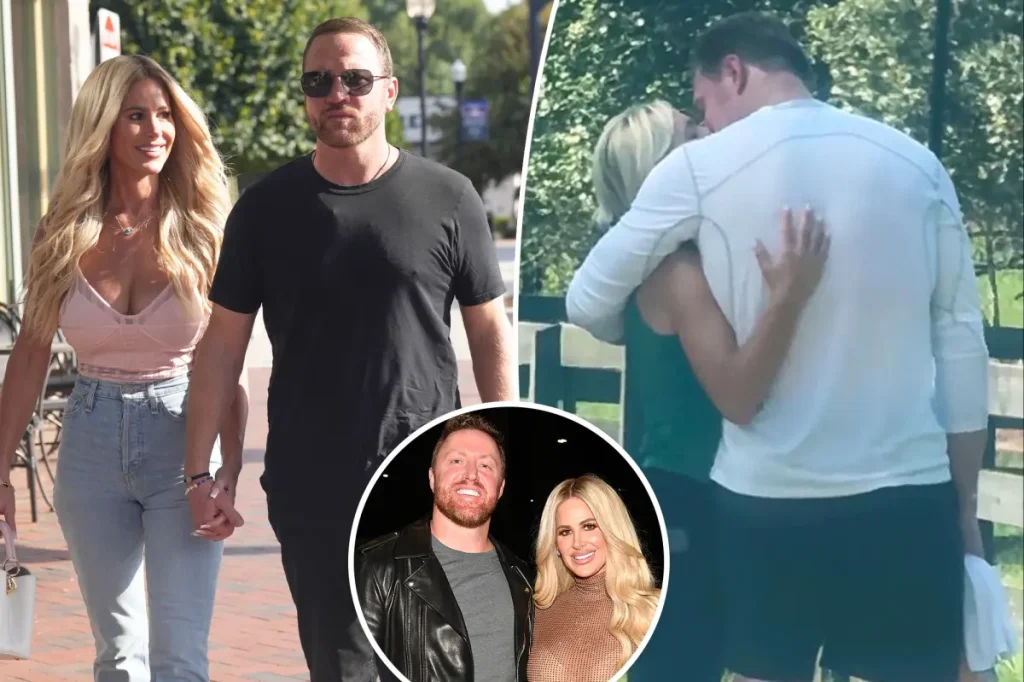 Kim Zolciak responde com ironia a beijo entre Kroy Biermann e ex-mulher de seu namorado